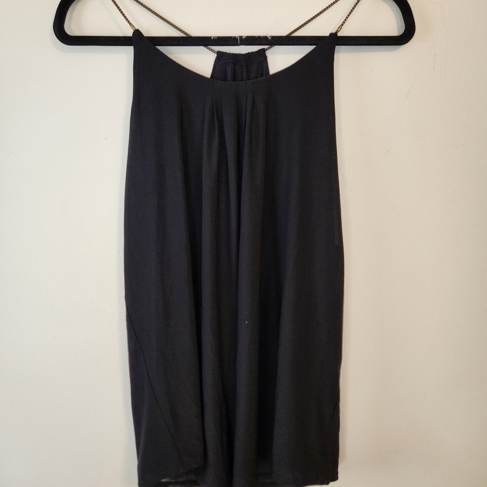 RACHEL Rachel Roy Charcoal Sleeveless Top